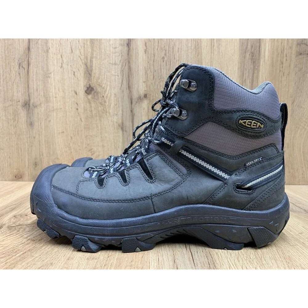KEEN Delta Mid Waterproof Insulated Hiking Boots Men’s 10 Black 200g 12003